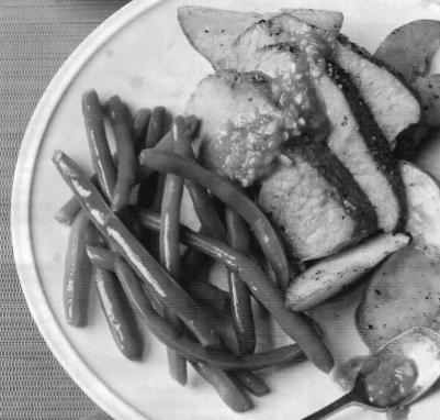 Roast Leg of Lamb with Chile-Garlic Sauce
