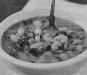 Roasted Garlic & Kale Soup