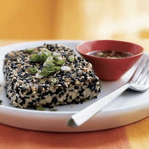 Sesame-Crusted Tuna with Wasabi-Ponzu Sauce
